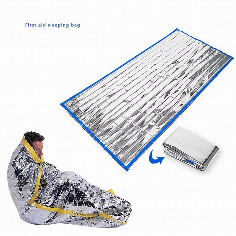 Sac de couchage de survie d'urgence étanche portable