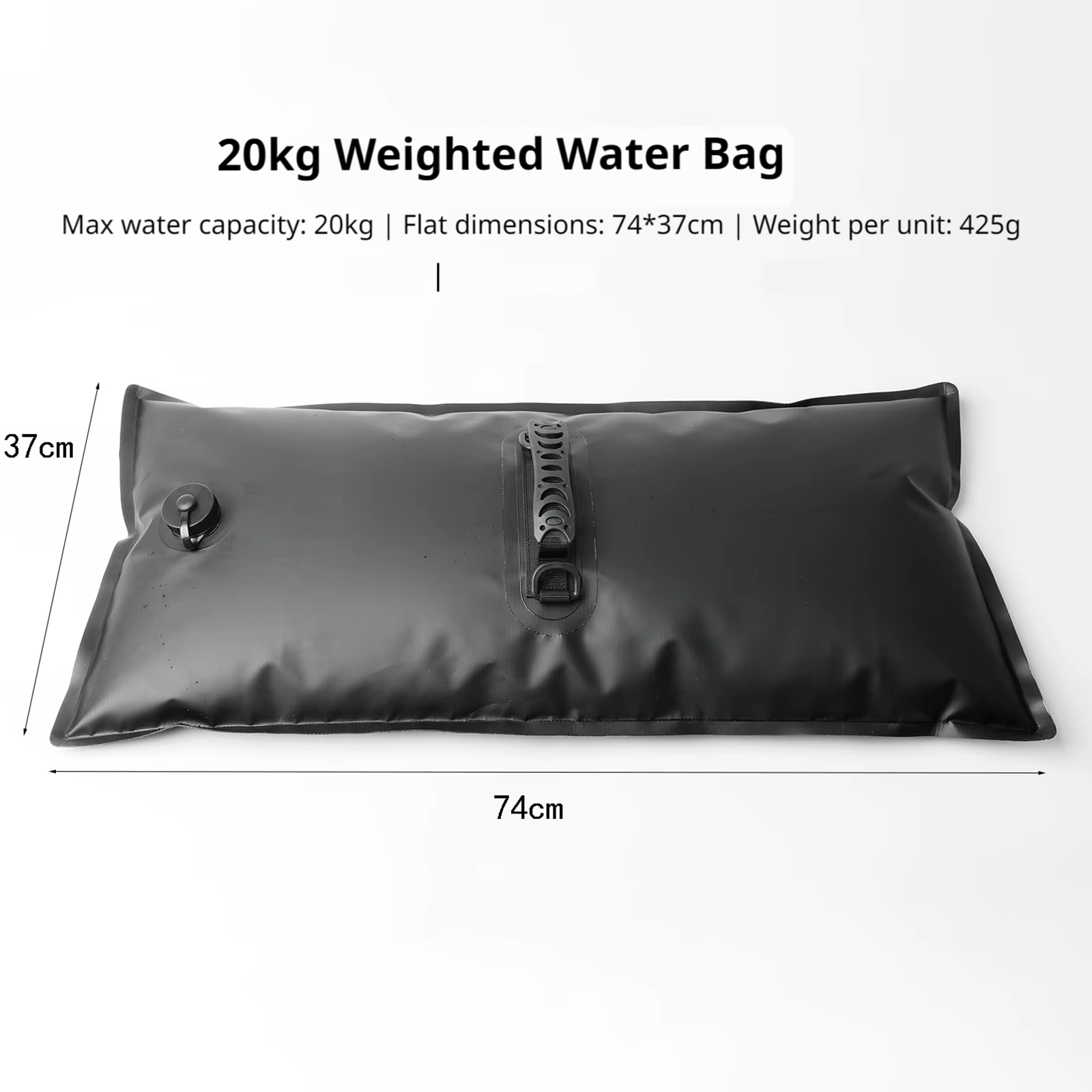 Sac d'eau lesté épaissi de 20 kg avec poignée