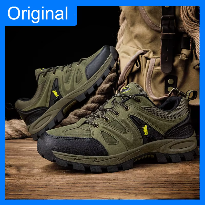 Chaussures de randonnée pour hommes en cuir suédé