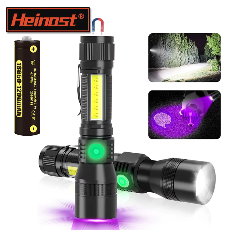 Lampe torche UV et lampe puissante rechargeable par USB