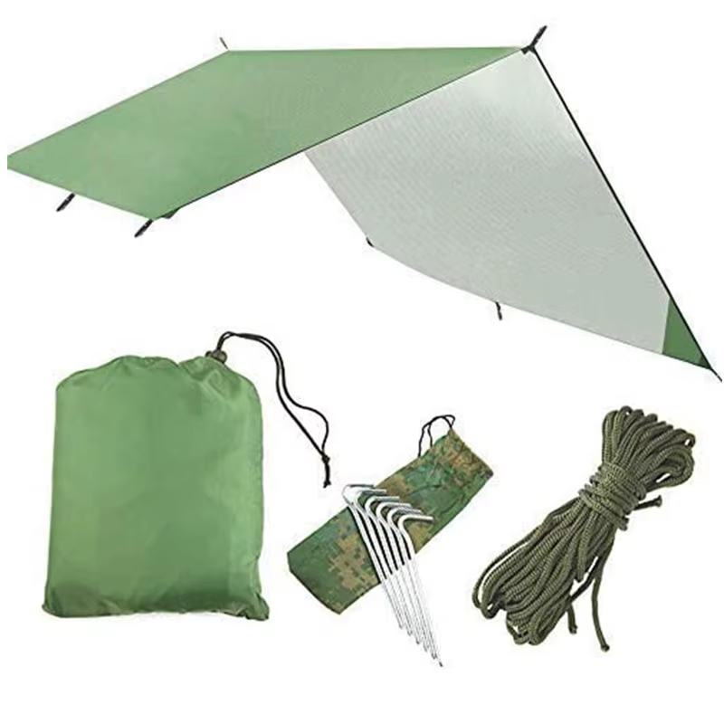 Hamac pluie mouche tente bâche imperméable coupe-vent Camping abri parasol Portable plage