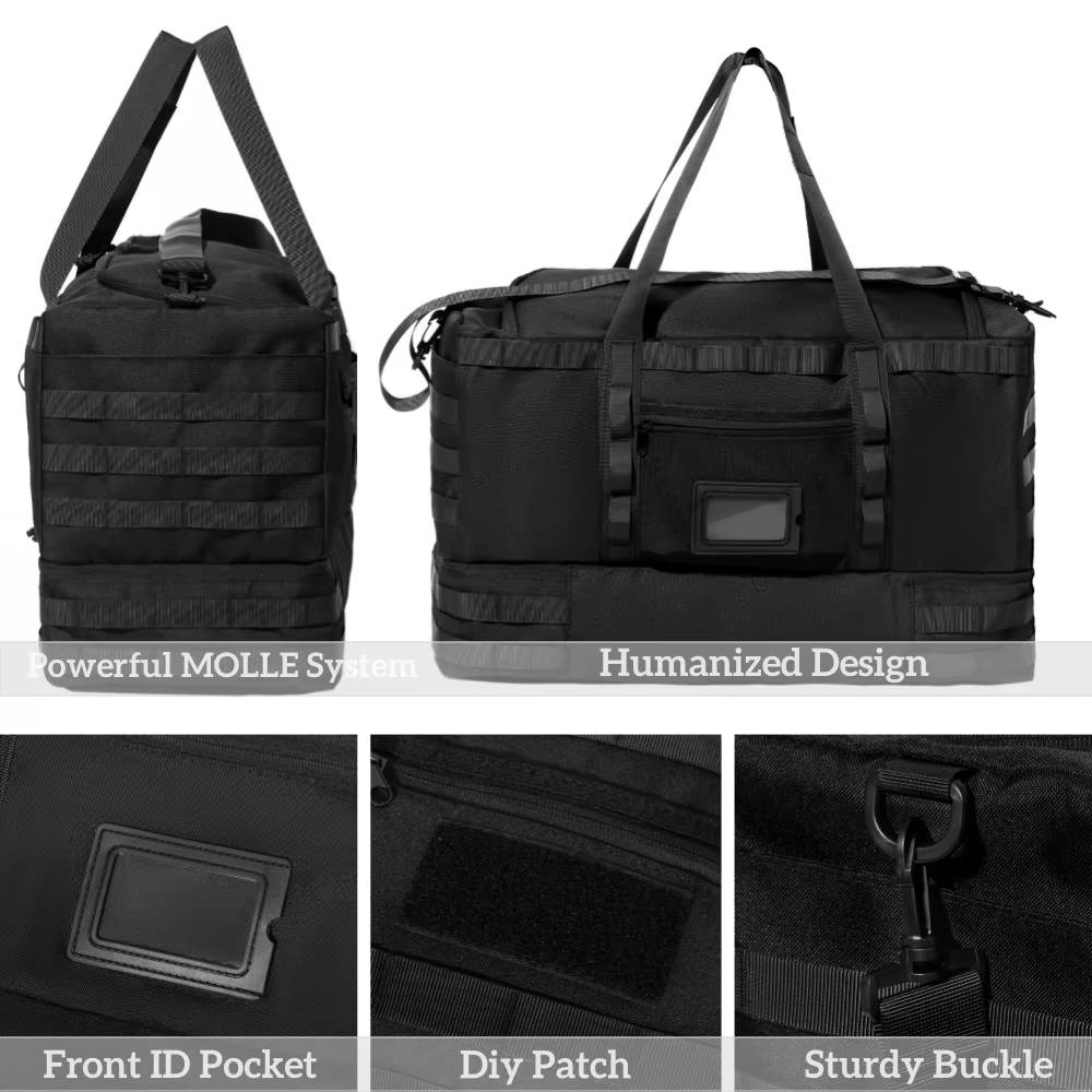50L bagages sac polochon Camping stockage tactique grands sacs hommes randonnée voyage alpinisme