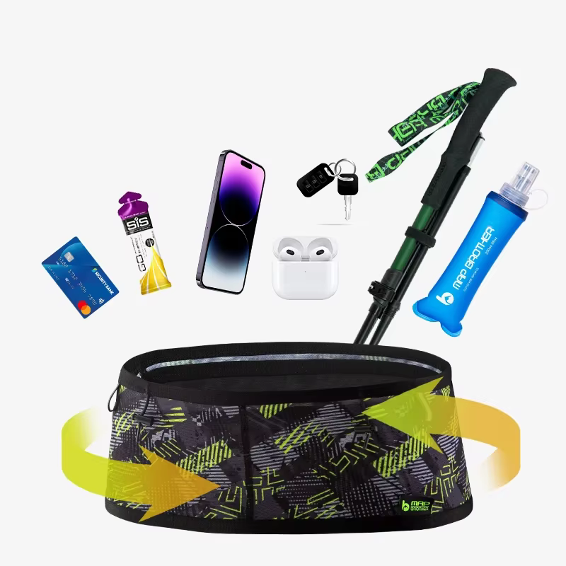 MAP BROTHER W1001 tissé élastique sport taille sac Pack course