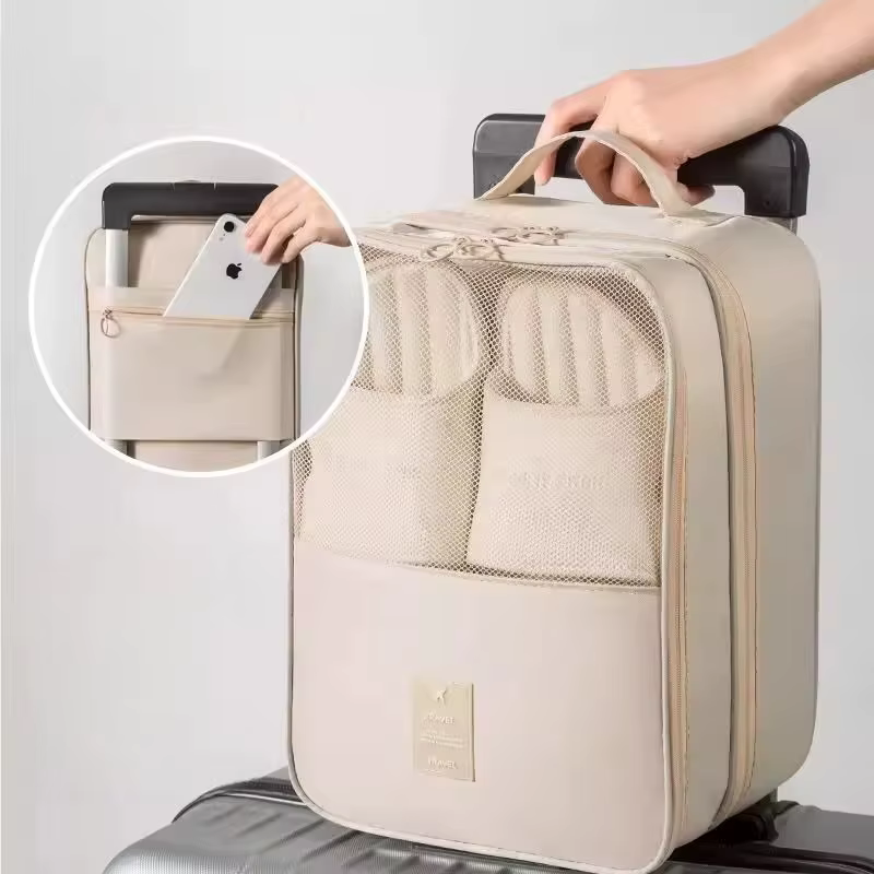 Sac à chaussures à trois couches