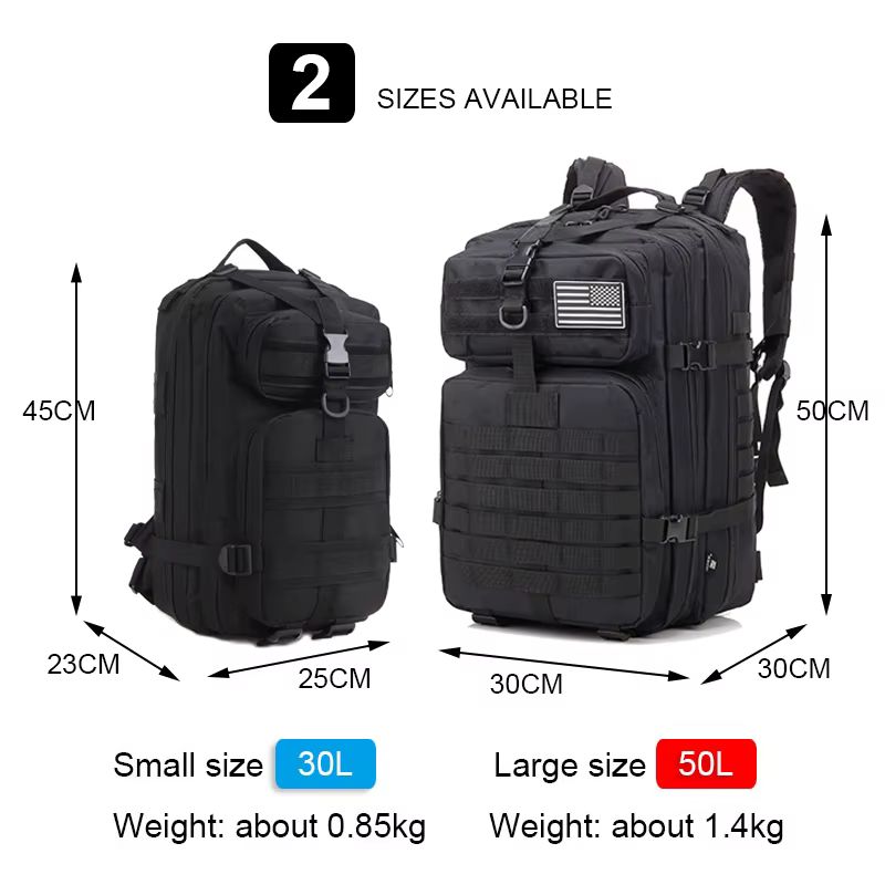 50L 30L noir Python sac à dos tactique hommes femmes en plein air Camouflage sac à dos cyclisme randonnée chasse sac sport armée 3P sac à dos