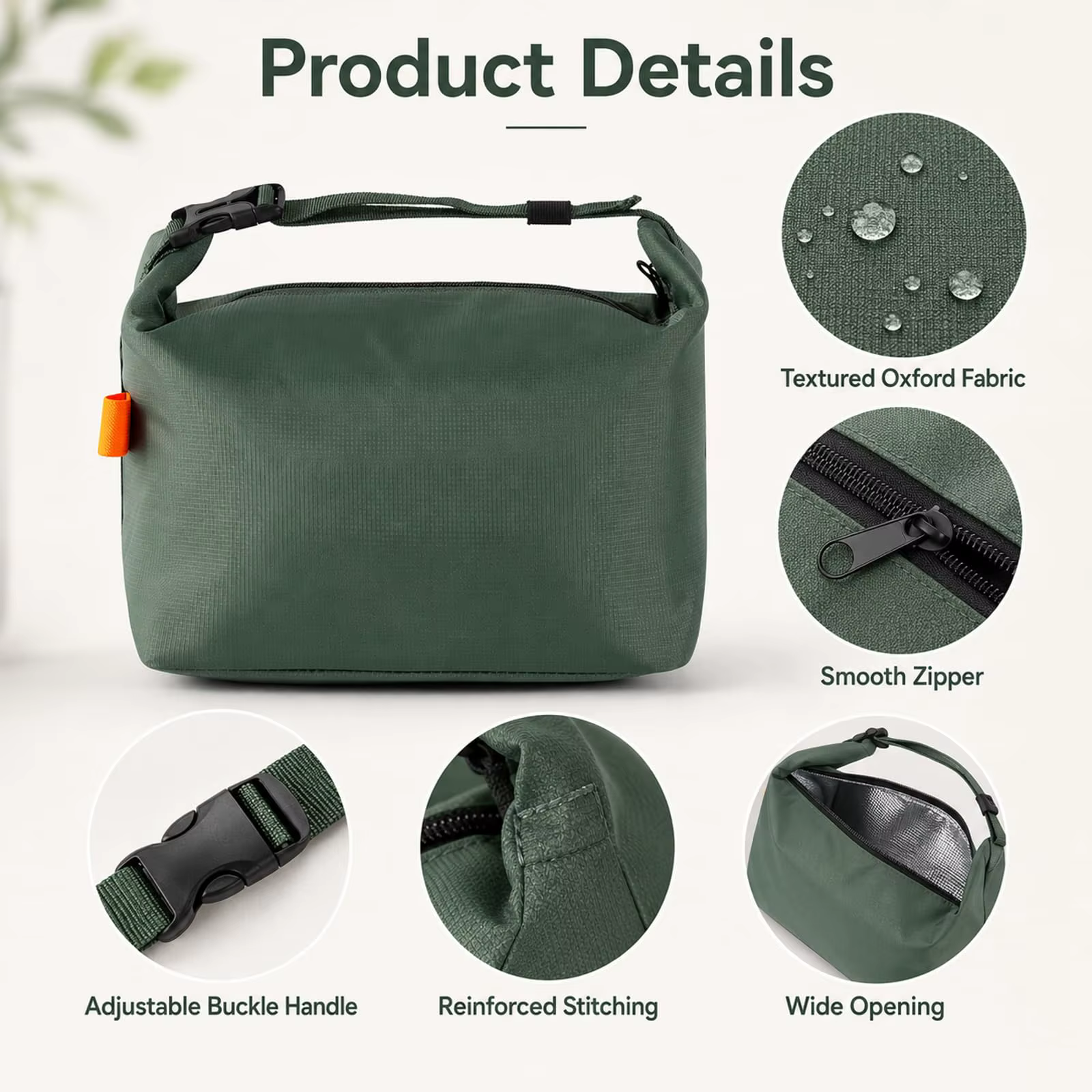 Sac à lunch isotherme pour femmes, petite boîte à lunch | Sac isotherme pour le déjeuner, pour le travail, le bureau, la salle de sport, les pique-niques et les voyages de week-end