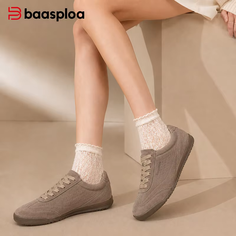 Baasploa – chaussures de marche en cuir pour femmes