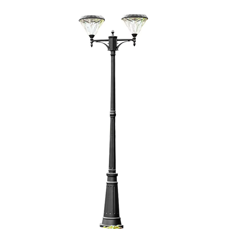 Réverbère étanche de style européen, lampe de jardin rétro, extérieur, villa, pelouse, ingénierie, haut pôle, paysage, H 2.6m