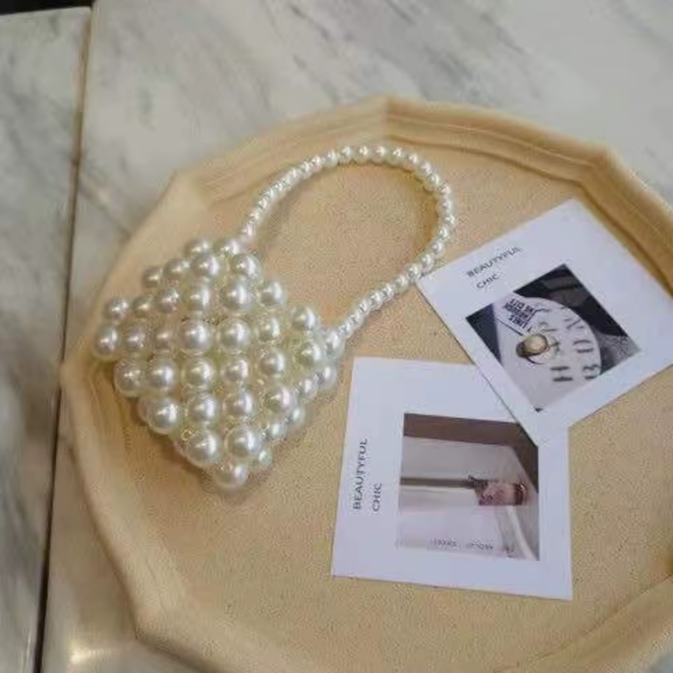Mini sacs à main créatifs en perles pour femmes