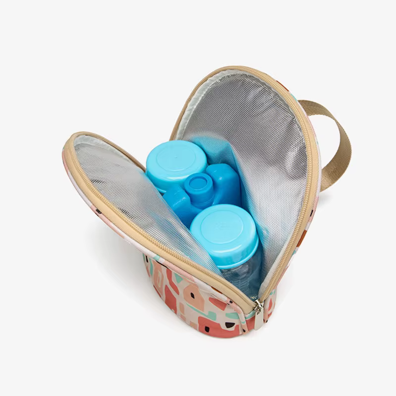 Sac isotherme pour lait maternel, Portable, léger et résistant à l'eau pour voyage avec fermeture éclair et pochette de rangement lavable en Machine