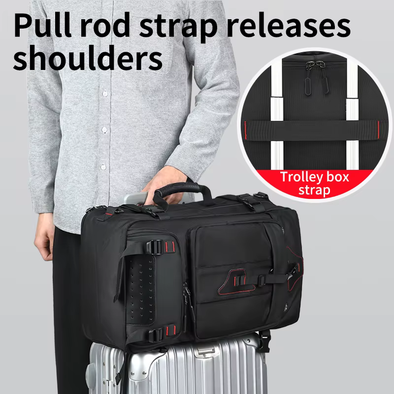 Sac à dos de voyage pour hommes, sac à dos décontracté pour hommes pour les voyages, grand sac à dos pour les voyages, 70 litres L, capacité super grande