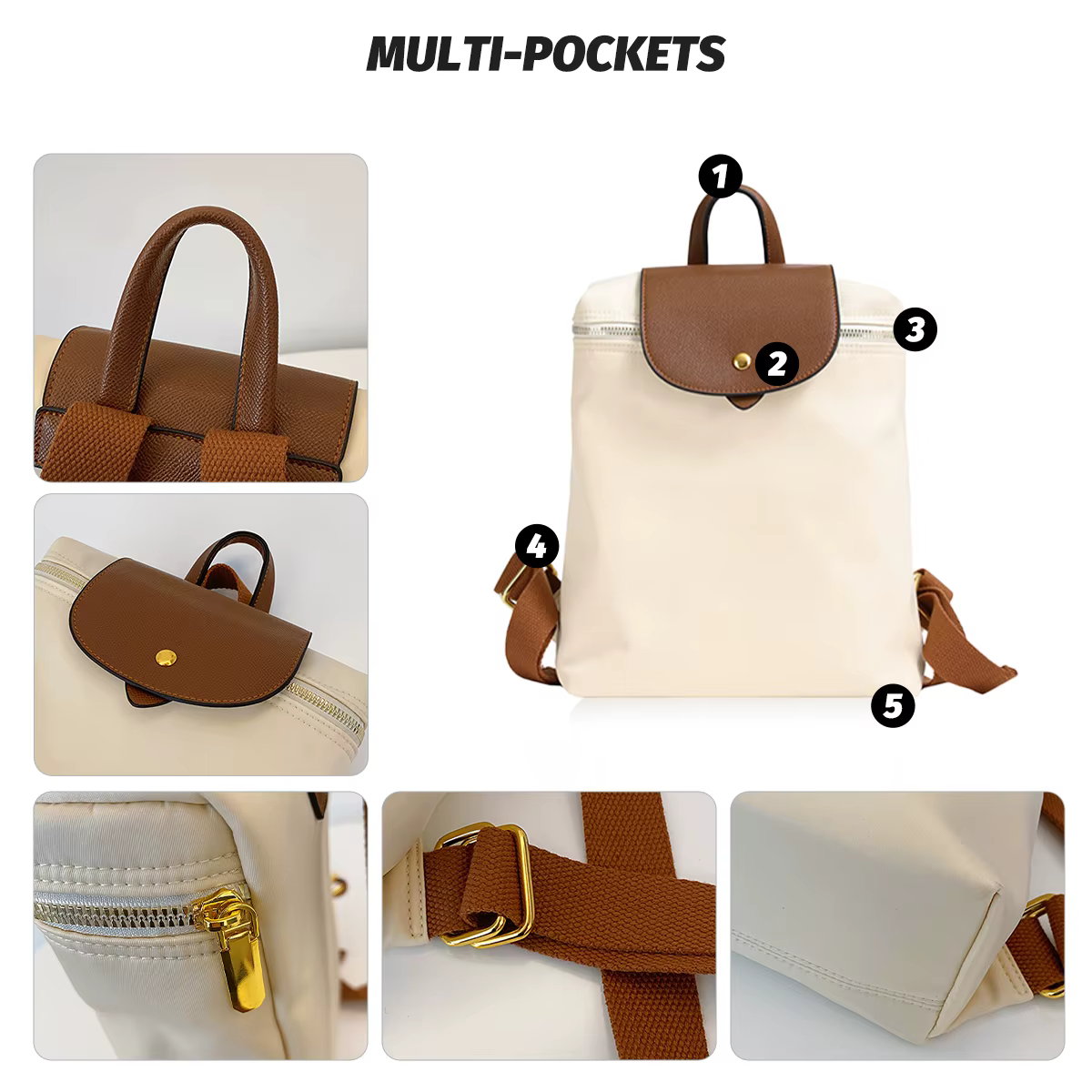 Sac à dos avec logo personnalisé haut de gamme pour le travail, les déplacements à dos, les voyages, le cartable d'étudiant, les achats féminins, bricolage personnalisé