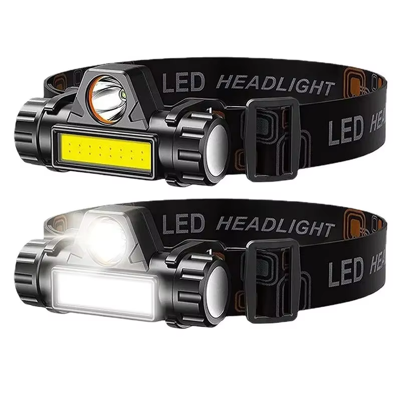 Lampe frontale LED COB Rechargeable USB
