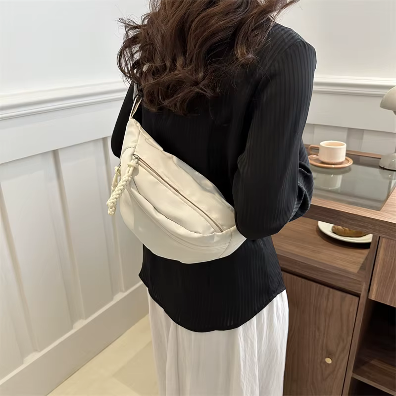 Sacs de taille demi-lune imperméables en tissu Oxford
