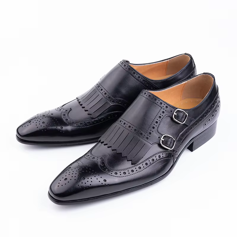 Chaussures habillées en cuir italien pour hommes