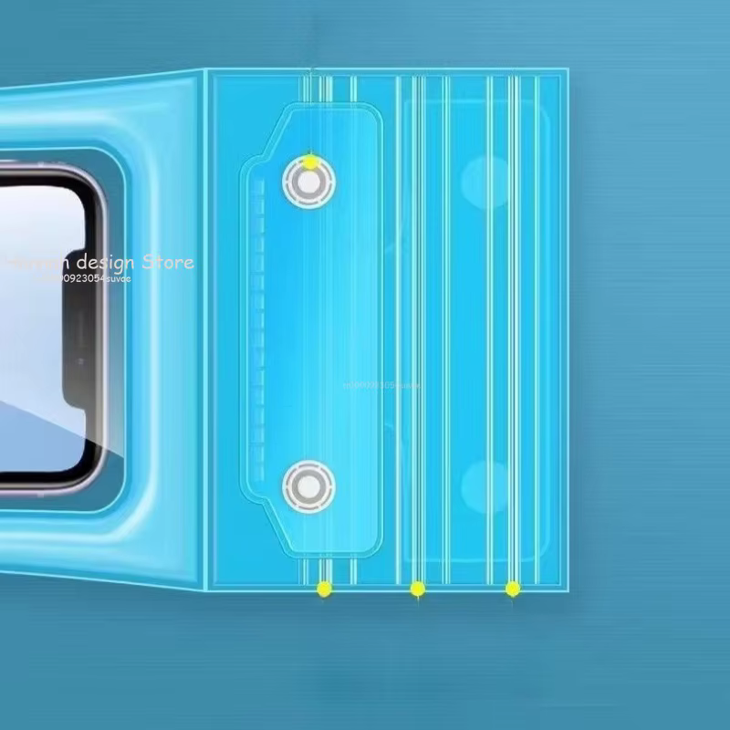 Sac de téléphone étanche Transparent bonne étanchéité airbags livraison garçon