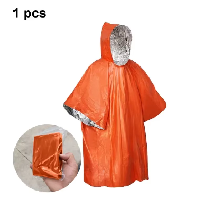Poncho de survie d'urgence