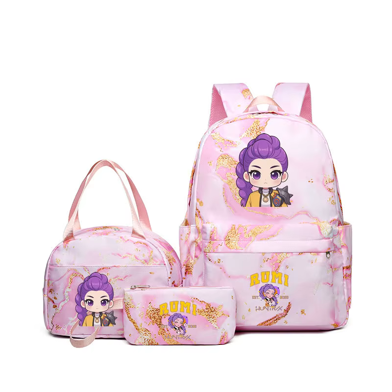 Sacs à dos KPop pour étudiants, sacs d'école pour lycéens, collégiens, sacs à dos décontractés pour l'école