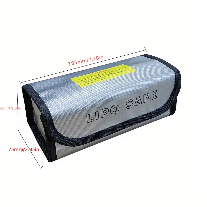 Batterie Lipo étanche et ignifuge, sac de sécurité antidéflagrant, batterie Lipo résistante au feu, Drone de course FPV, modèle RC/alimentation Mobile