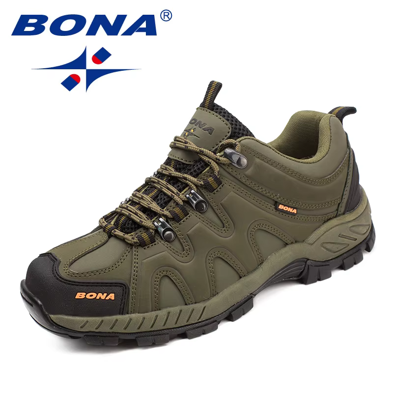 BONA nouveauté Style classique hommes chaussures de randonnée à lacets
