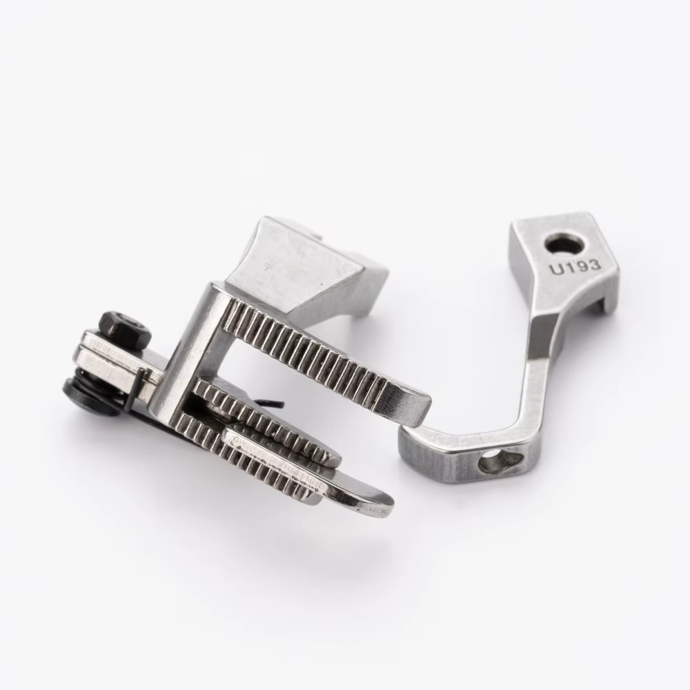 Pied de marche pour machine à coudre industrielle DY, pieds presseurs, guide de bord droit, accessoires de point supérieur, U192, U193
