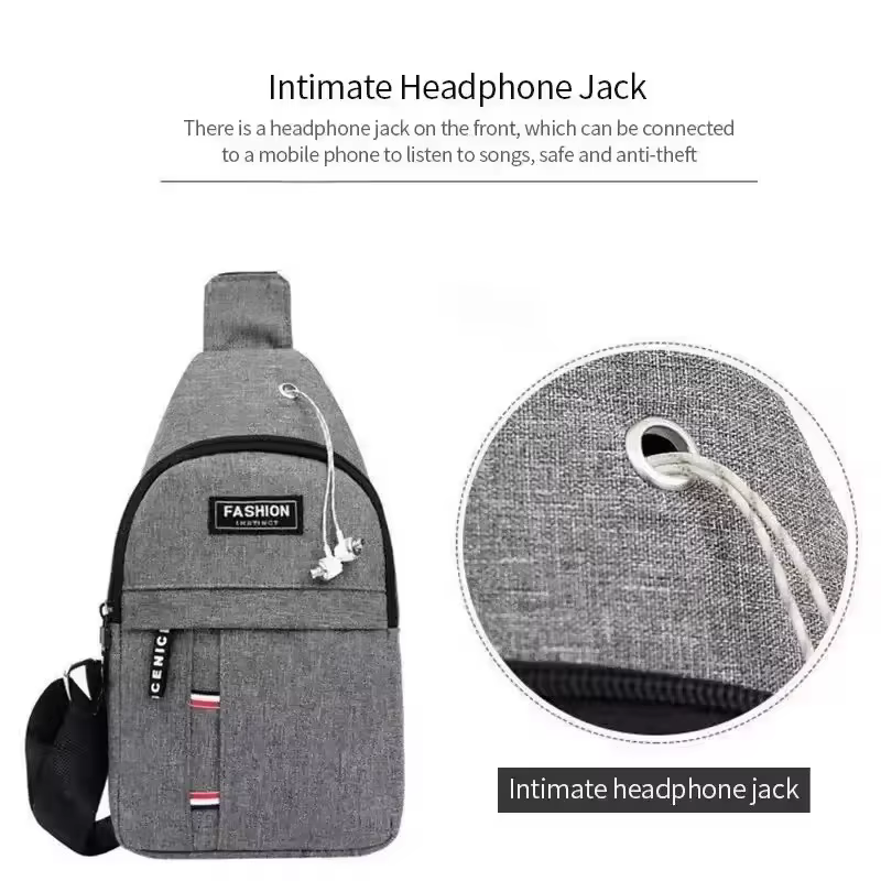 Sac banane étanche pour hommes avec sangle réglable pour les activités de plein air