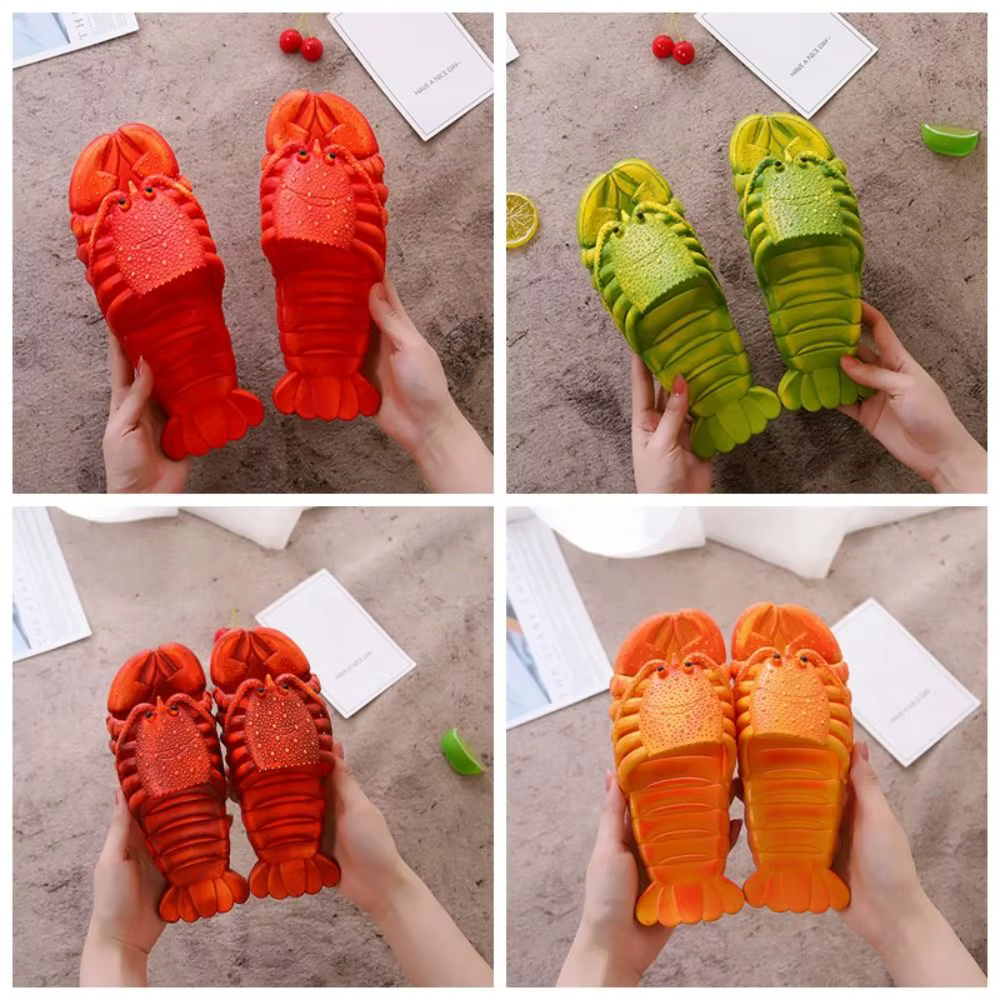 Pantoufles de homard confortables et antidérapantes