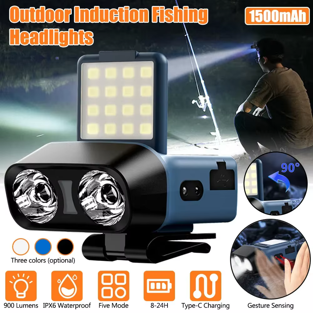 Lampe frontale LED à Clip
