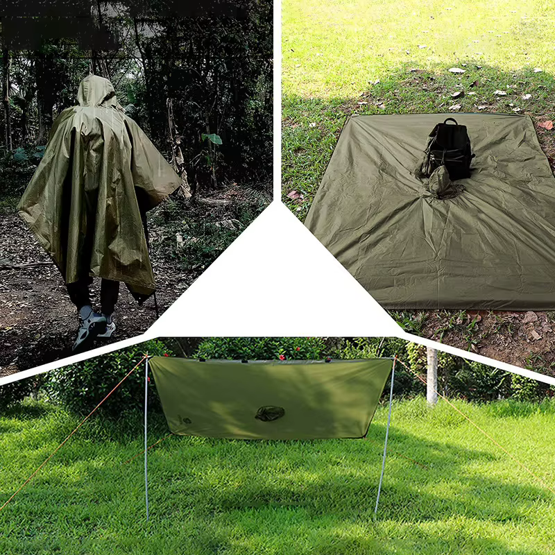 Poncho de pluie robuste pour sac à dos