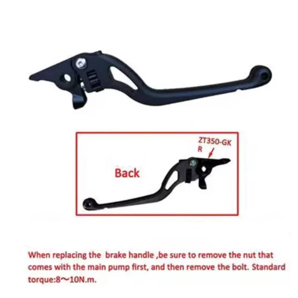 Nouveau pour ZONTES 125C C125 125 C accessoires d'origine moto poignée d'embrayage gauche poignée de frein droite poignée d'embrayage d'accélérateur