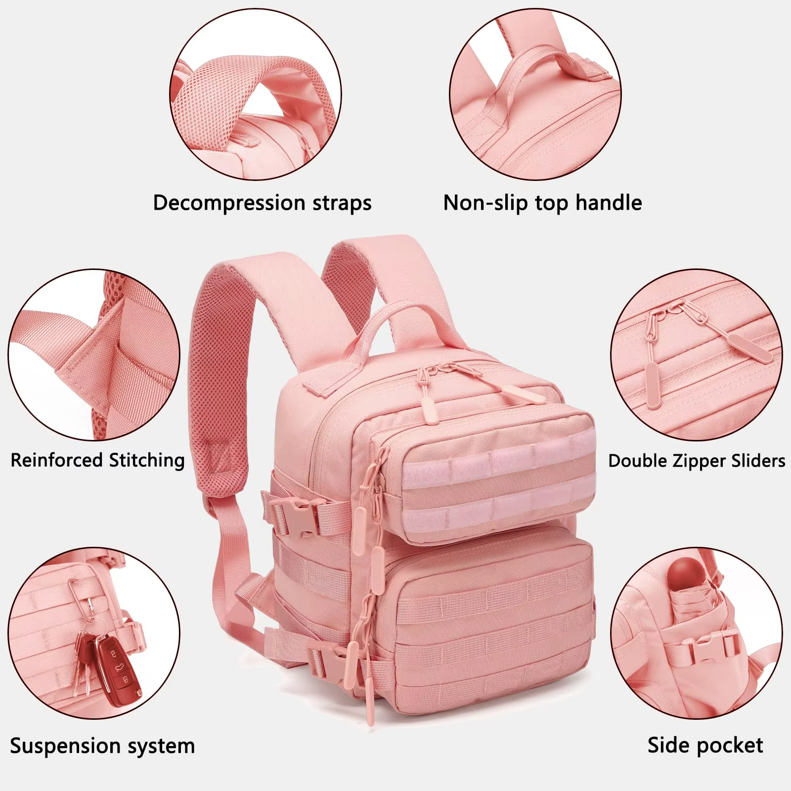 Mini sac à dos 9L pour hommes et femmes