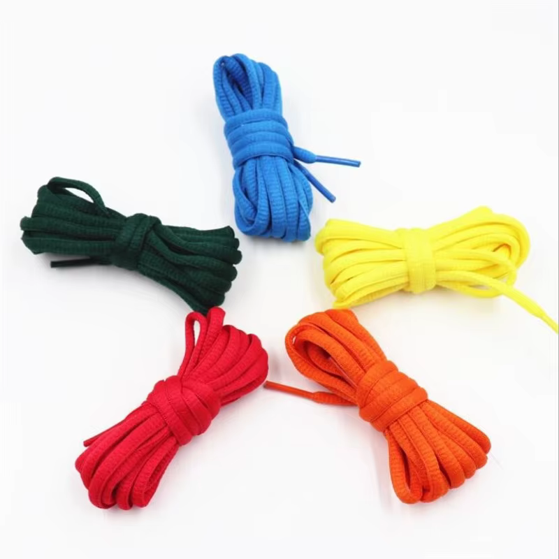 Lacets de chaussures ovales longs de 120CM