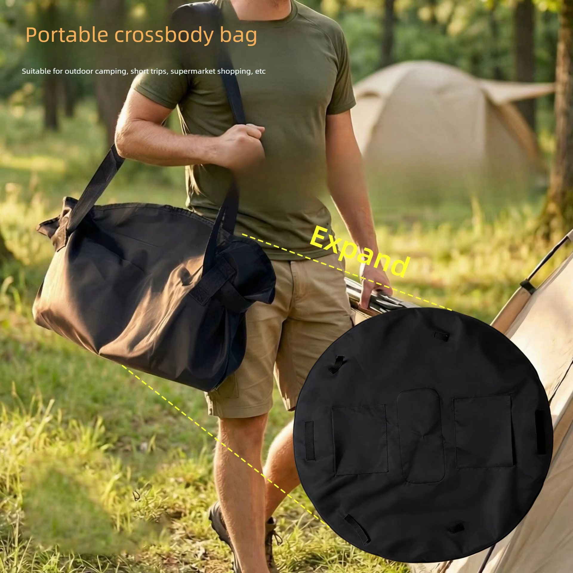 Sac de voyage pliable grande capacité
