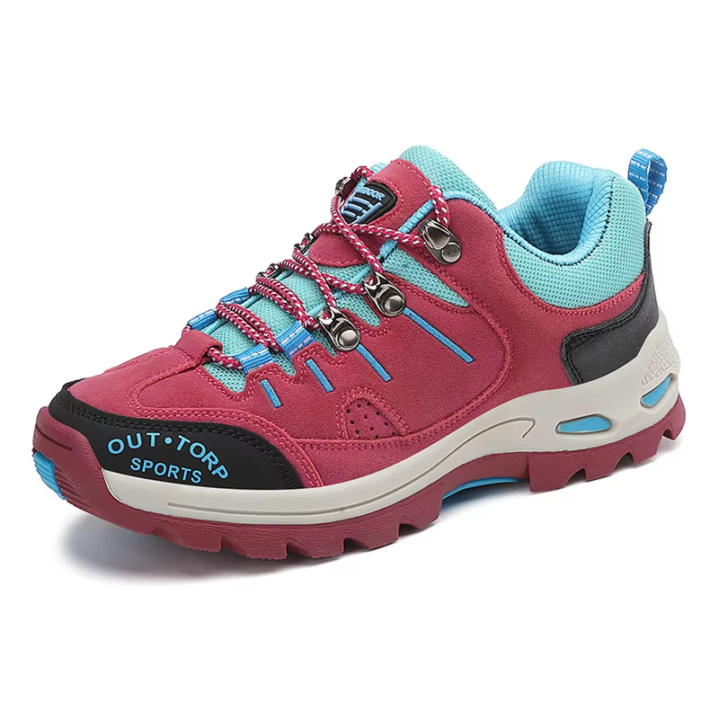 Chaussures de randonnée professionnelles en daim et cuir pour femmes