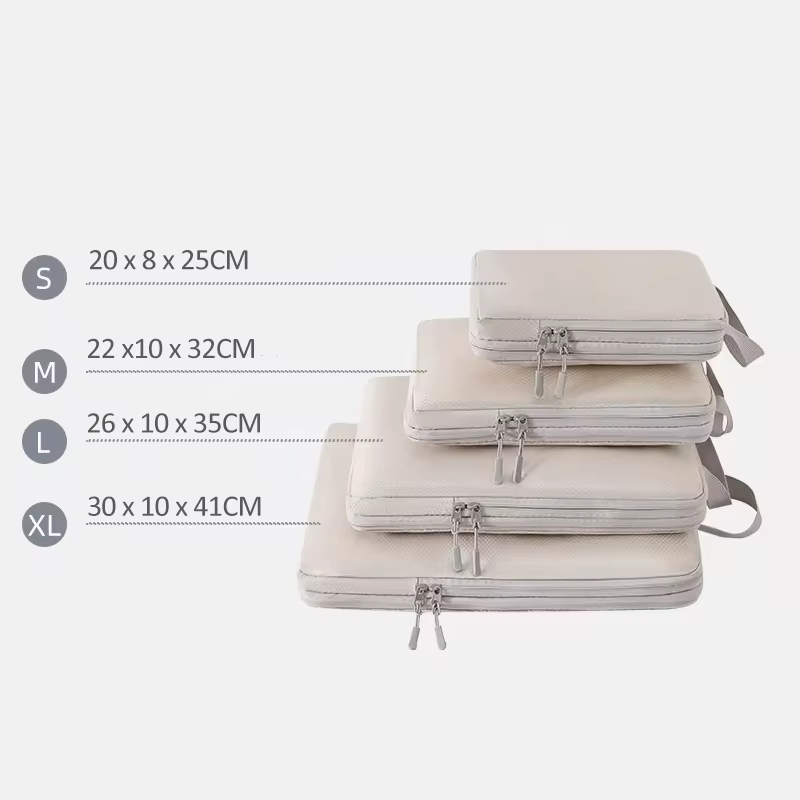 Ensemble de cubes de compression étanches pour vêtements