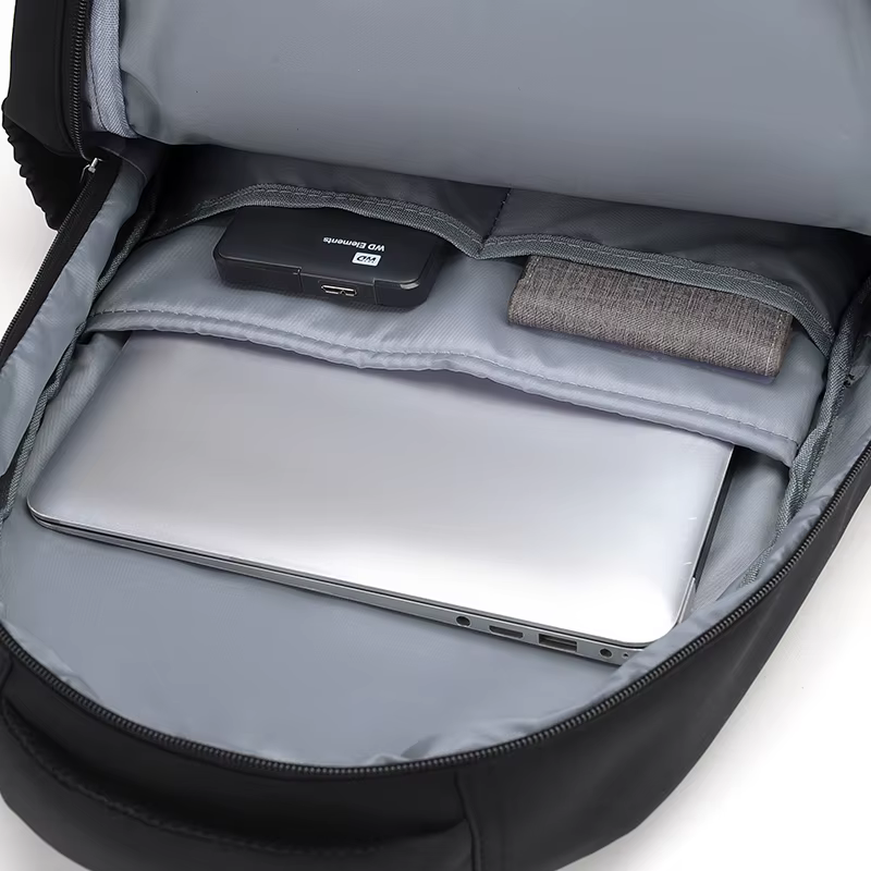 Sac à dos multicouche à fermeture éclair de grande capacité