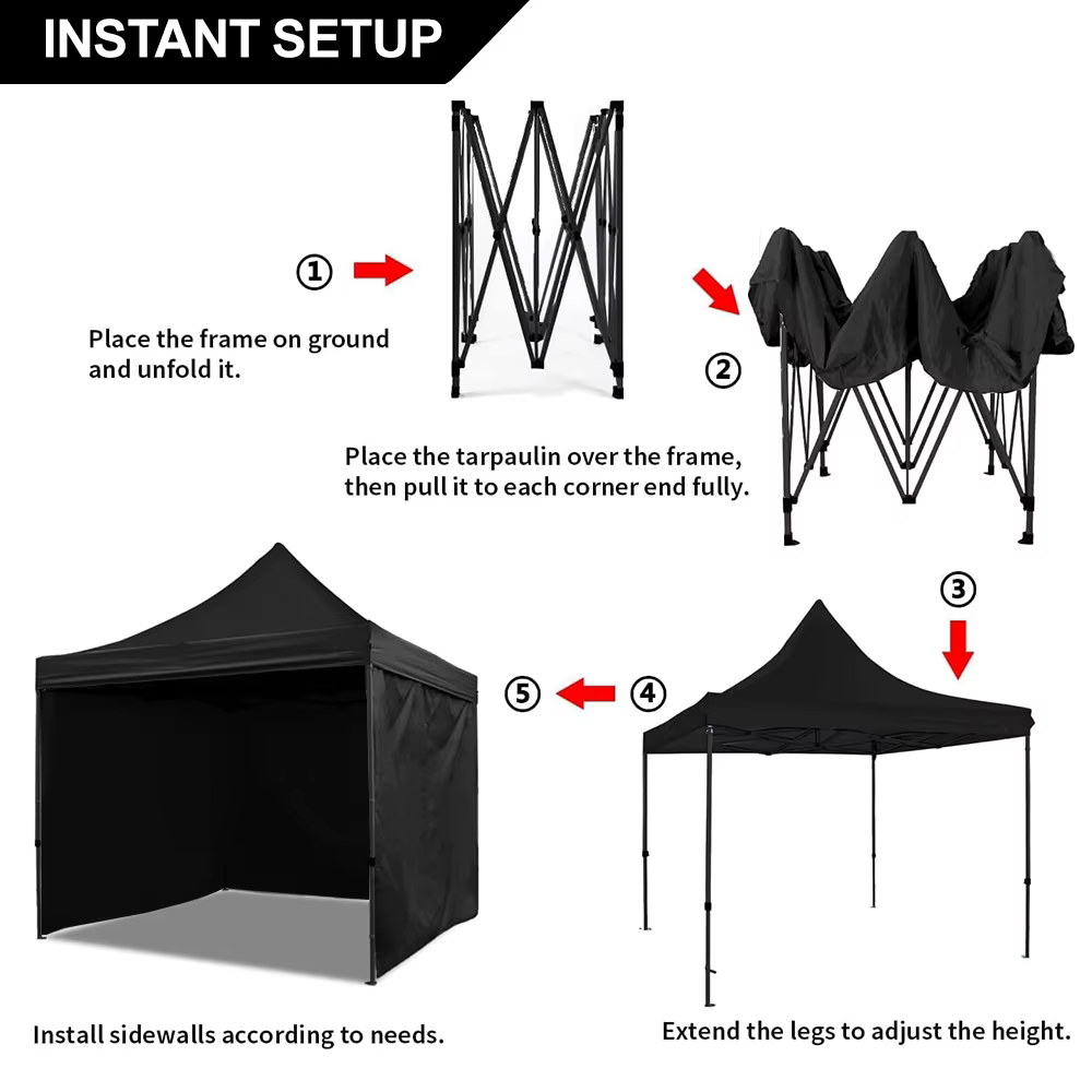 Tente à baldaquin pop-up 3x3m