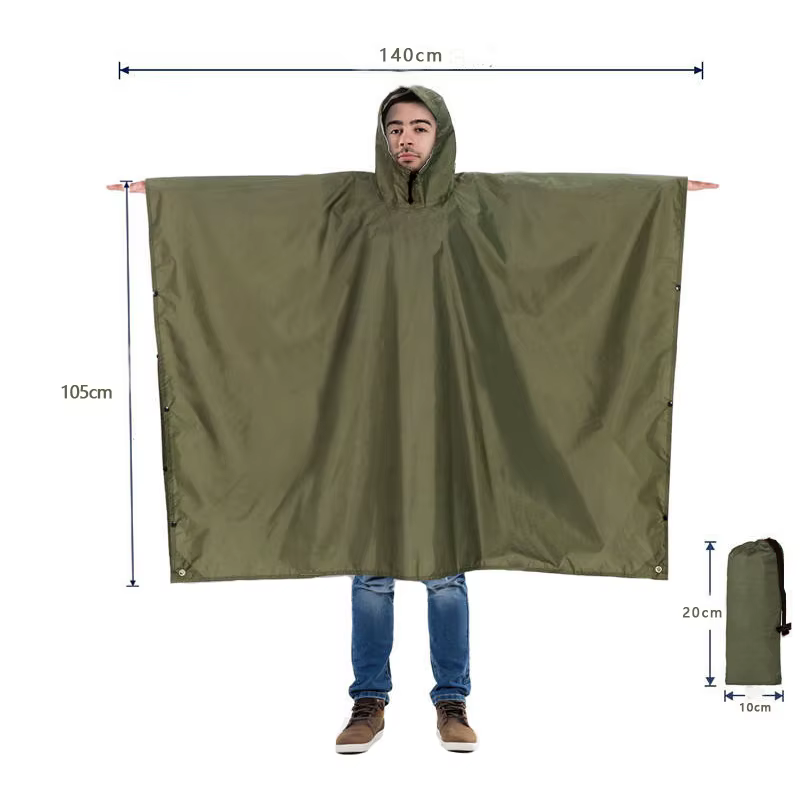 Poncho de pluie robuste pour sac à dos
