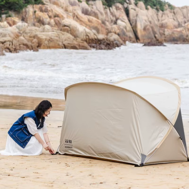 Tentes de plage pare-soleil souples pour l'extérieur