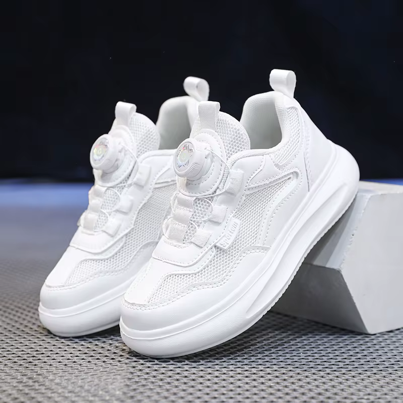 Enfants chaussures blanches filles garçons pour l'école chaussures de Sport décontractées baskets enfant en bas âge été respirant semelles souples léger