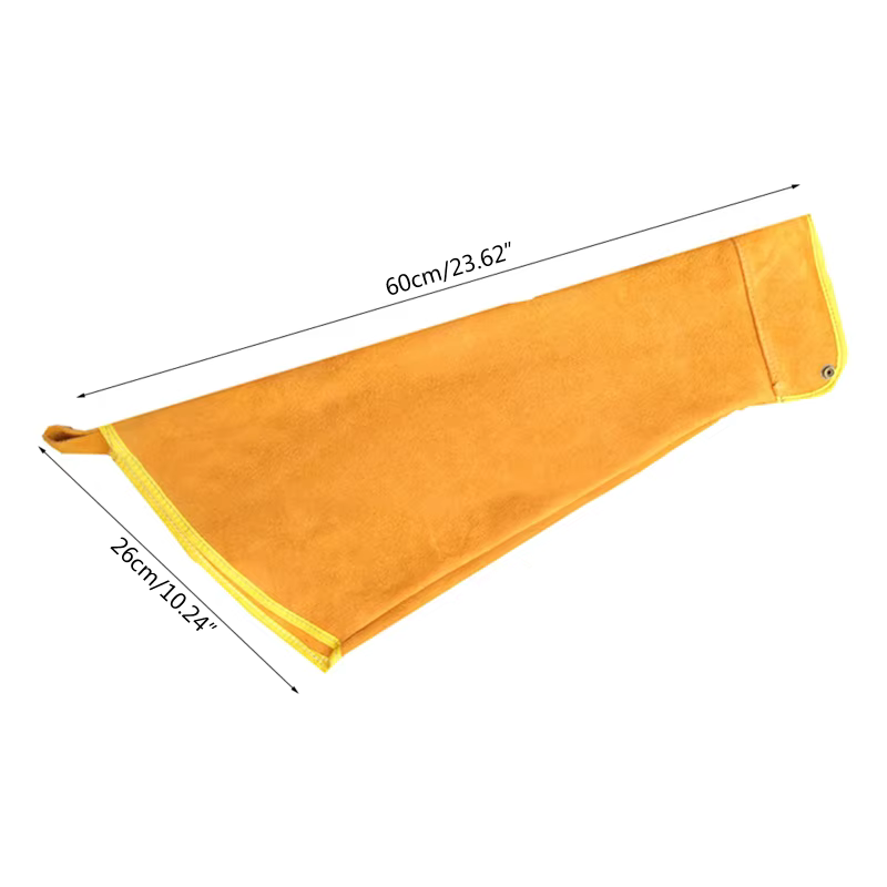 Bras soudeur pour protection, manchons en cuir pour barbecue, atelier menuiserie