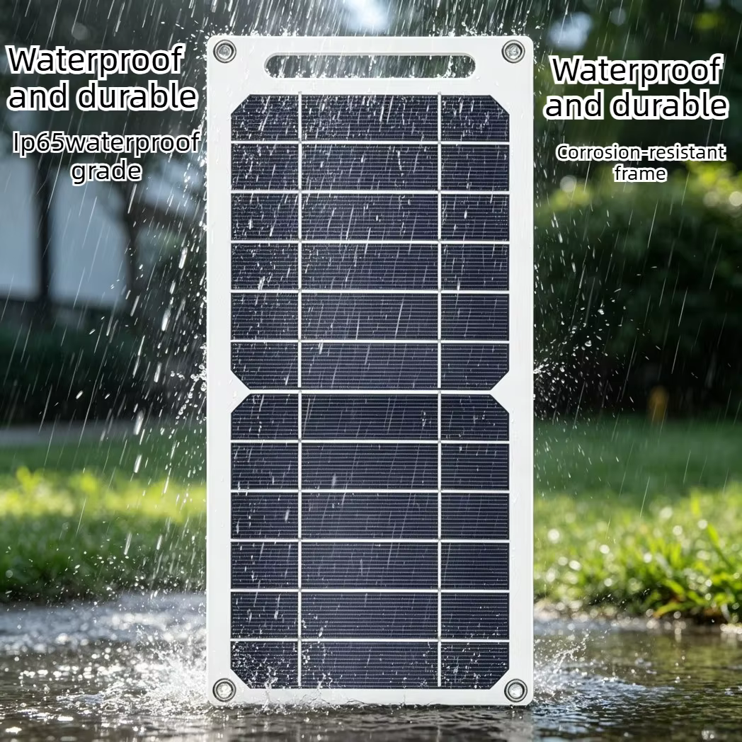Panneau solaire à fixer sur sac à dos