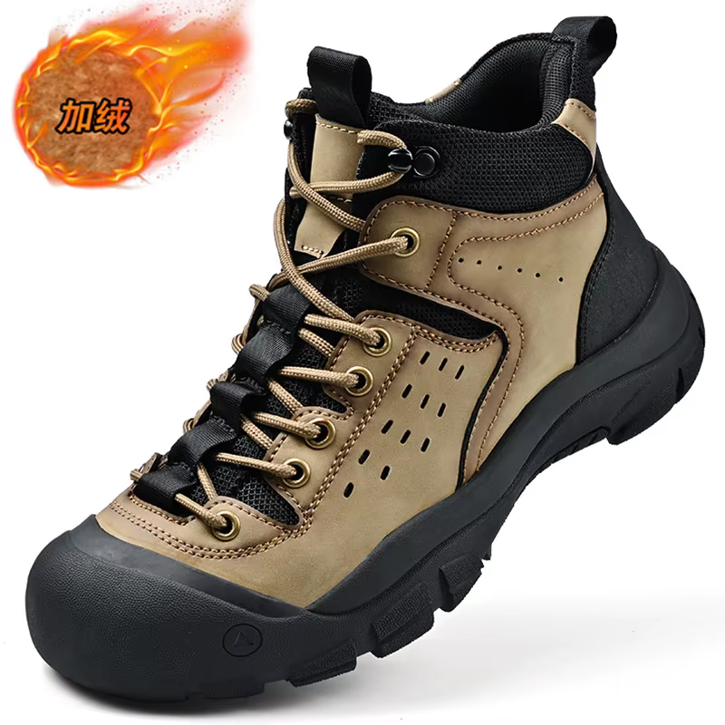 Chaussures de randonnée imperméables d'hiver pour hommes
