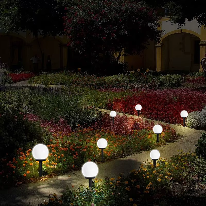 Lampes solaires pour sphère extérieure