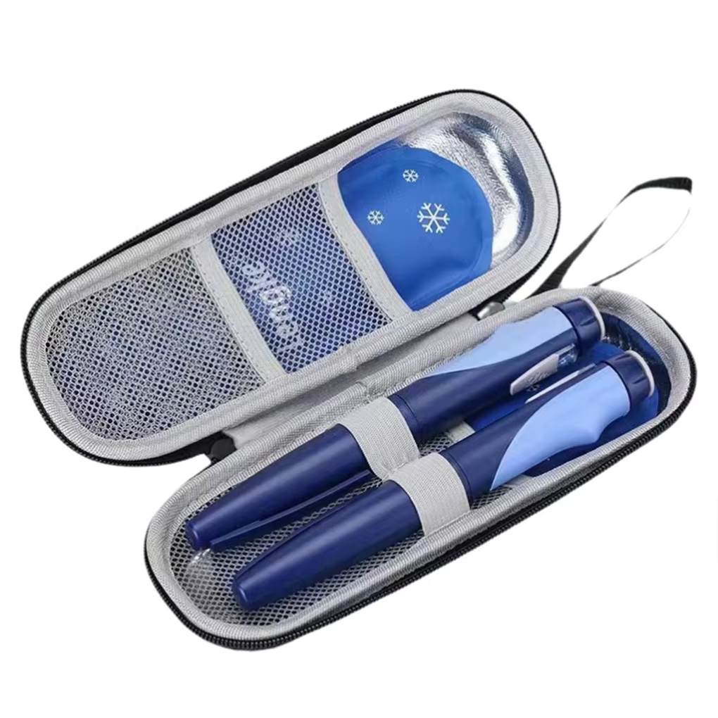Sac de refroidissement à insuline Portable, étanche, poche pour diabétique, protecteur de pilule, sac de glace réfrigéré, gel des médicaments