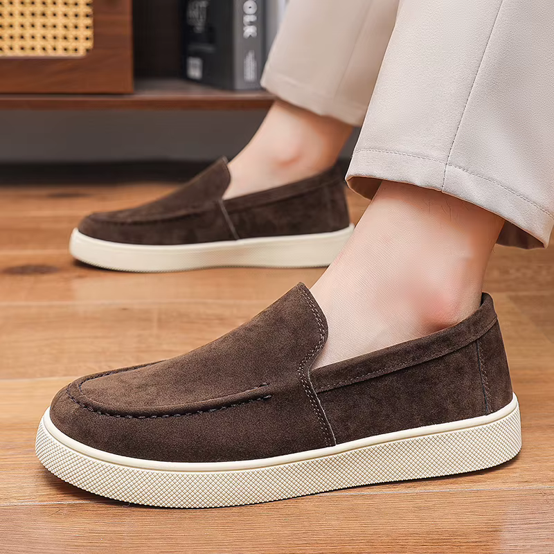 Mode hommes chaussures décontractées en daim cuir hommes classique Style britannique glands mocassins hommes en plein air conduite appartements