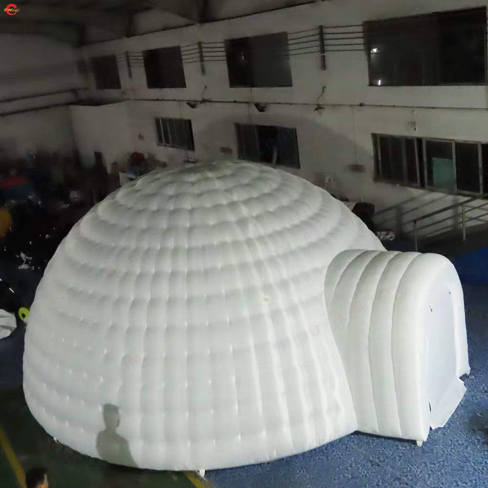Grande tente dôme igloo gonflable de 10 mètres de diamètre pour les activités de plein air