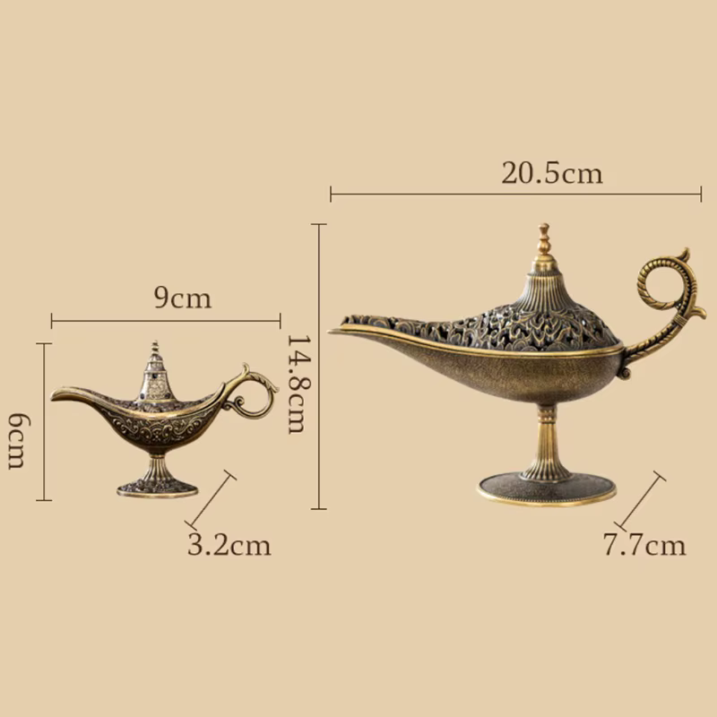 Brûleur d'encens en métal de style antique, porte-bougie parfumé ou non parfumé, décoration d'intérieur, cadeau, brûleur d'encens arabe, NOUVEAU