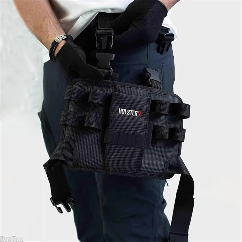 Sac à outils de réparation autour de votre jambe