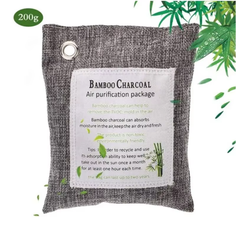 Sacs de charbon actif en bambou pour voiture et maison, 1 pièce, éblles odeurs, élimine le formaldéhyde, supporter ficateur d'air